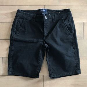 American Eagle Black Bermuda Shorts